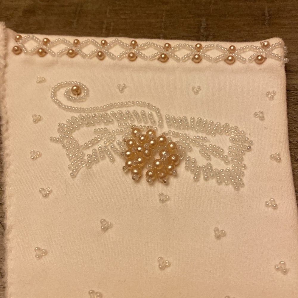 Vintage Beaded Long Dress Gloves - Picture 6 of 8
